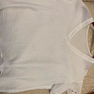 Elegant White Women's Top